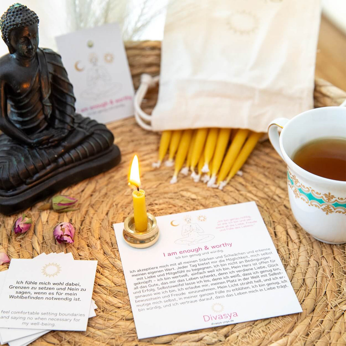 20-Minuten-Kerzen  | I am loved & grateful
