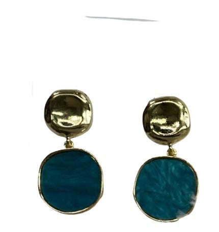 Geometric Shell Earrings Namma Markt