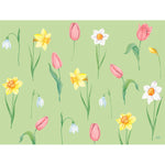 Papier-Tischsets Spring Melody 30x40 cm - Dekorative Tischunterlagen | Packung (250 Stück)