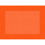 Bio-Dunicel-Sets 30x40 Linnea, orange - Hochwertige Tischsets | Karton (1 Packung)