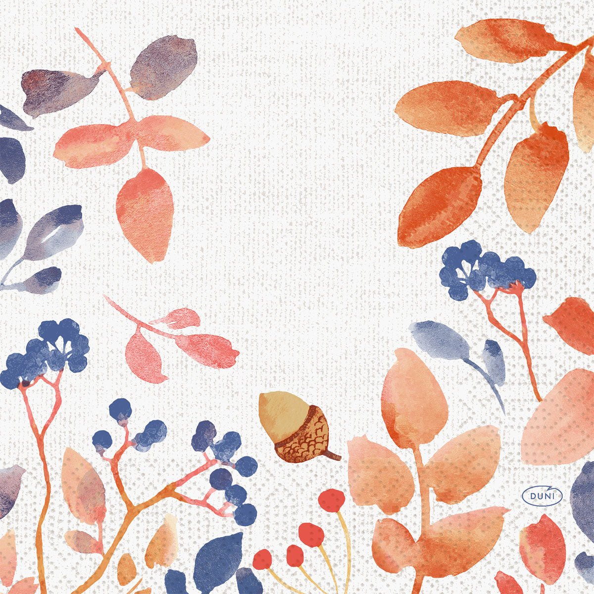 Servietten 33x33 cm 3-lagig 1/4-Falz Herbstgradient  | Packung (50 Stück)