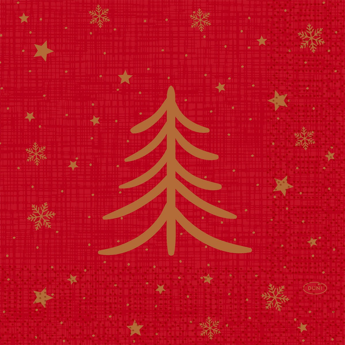 Servietten 33x33 cm 3-lagig Shimmer Trees | Packung (50 Stück)