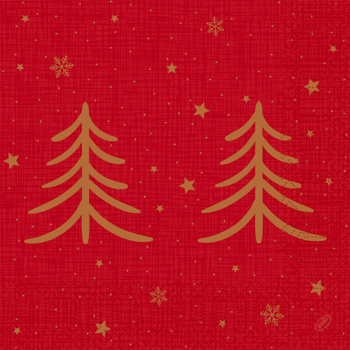Servietten 40x40 cm, 3-lagig, Shimmer Trees Design | Packung (250 Stück)