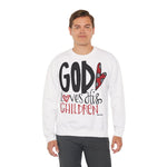 Gott liebt Seine Kinder Sweatshirt – Faith-Crewneck für Kinder und Familie