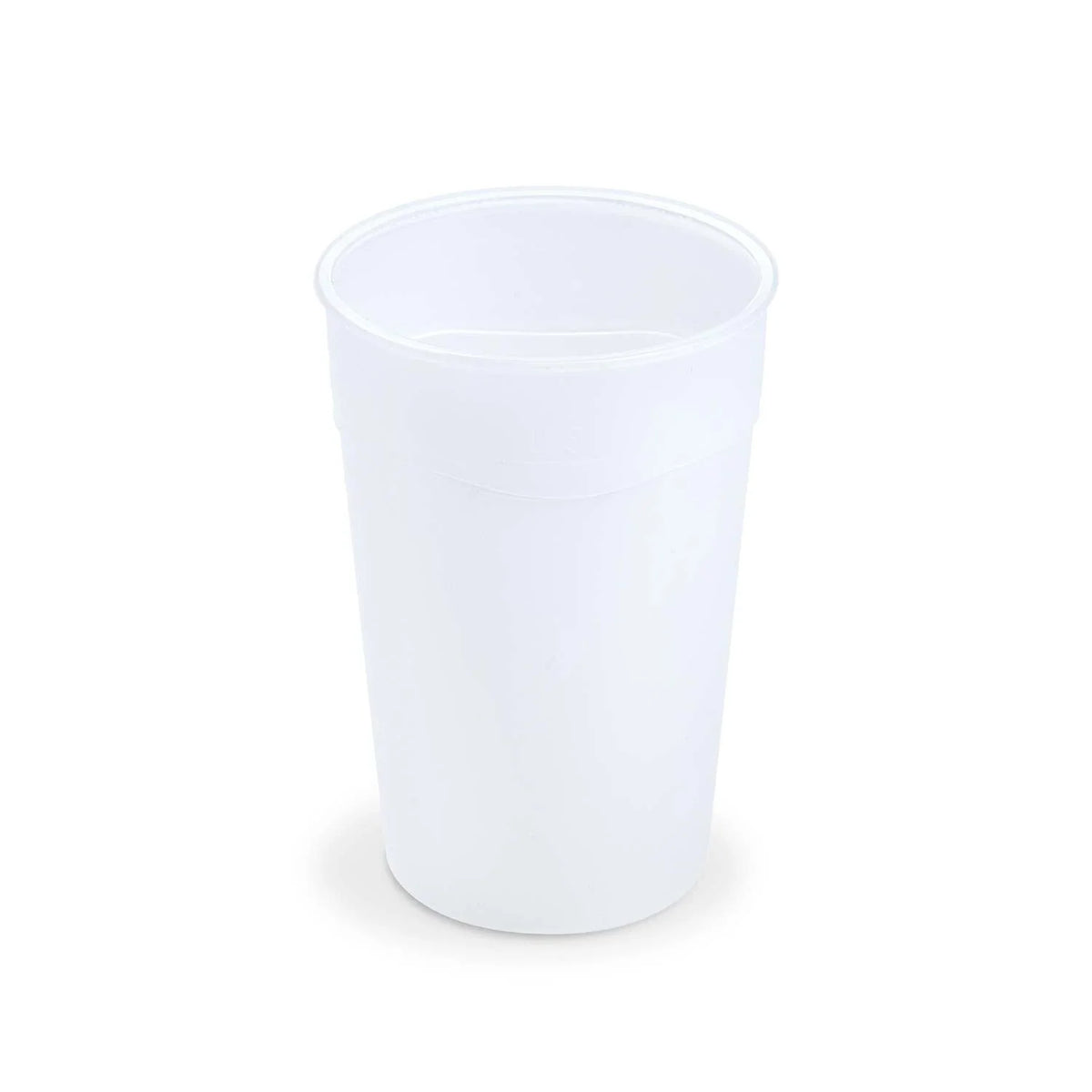 Mehrwegbecher (PP) gefrostet Ø80mm 0,3L