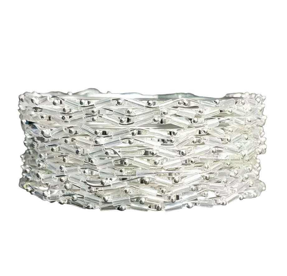 Traditional Silver Bangle Set Pcs of 12