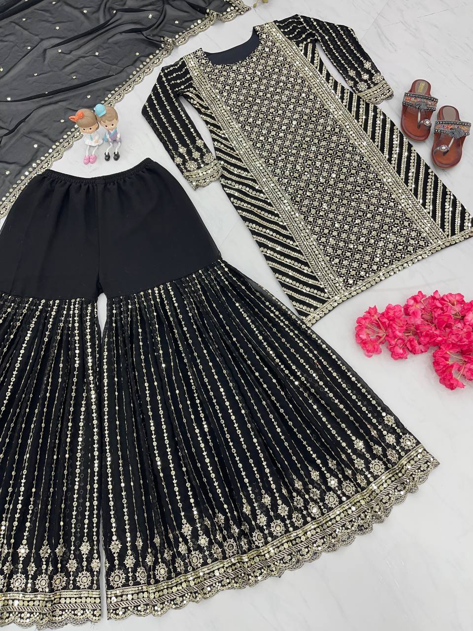 EID Special Outfit in Germany(Sharara Suit)