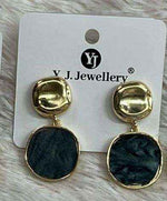 Geometric Shell Earrings