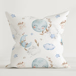 "Sweet Moon Blau" Kinder Dekokissen