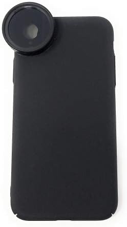 CPL Filter 37 mm Circular Polarizer Linse in Schwarz mit Hülle für iPhone XR | System-S