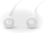 2x Silikon Halteband Holder für AirPods Kopfhörer in Weiß | System-S