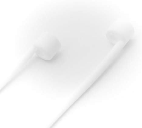 2x Silikon Halteband Holder für AirPods Kopfhörer in Weiß | System-S