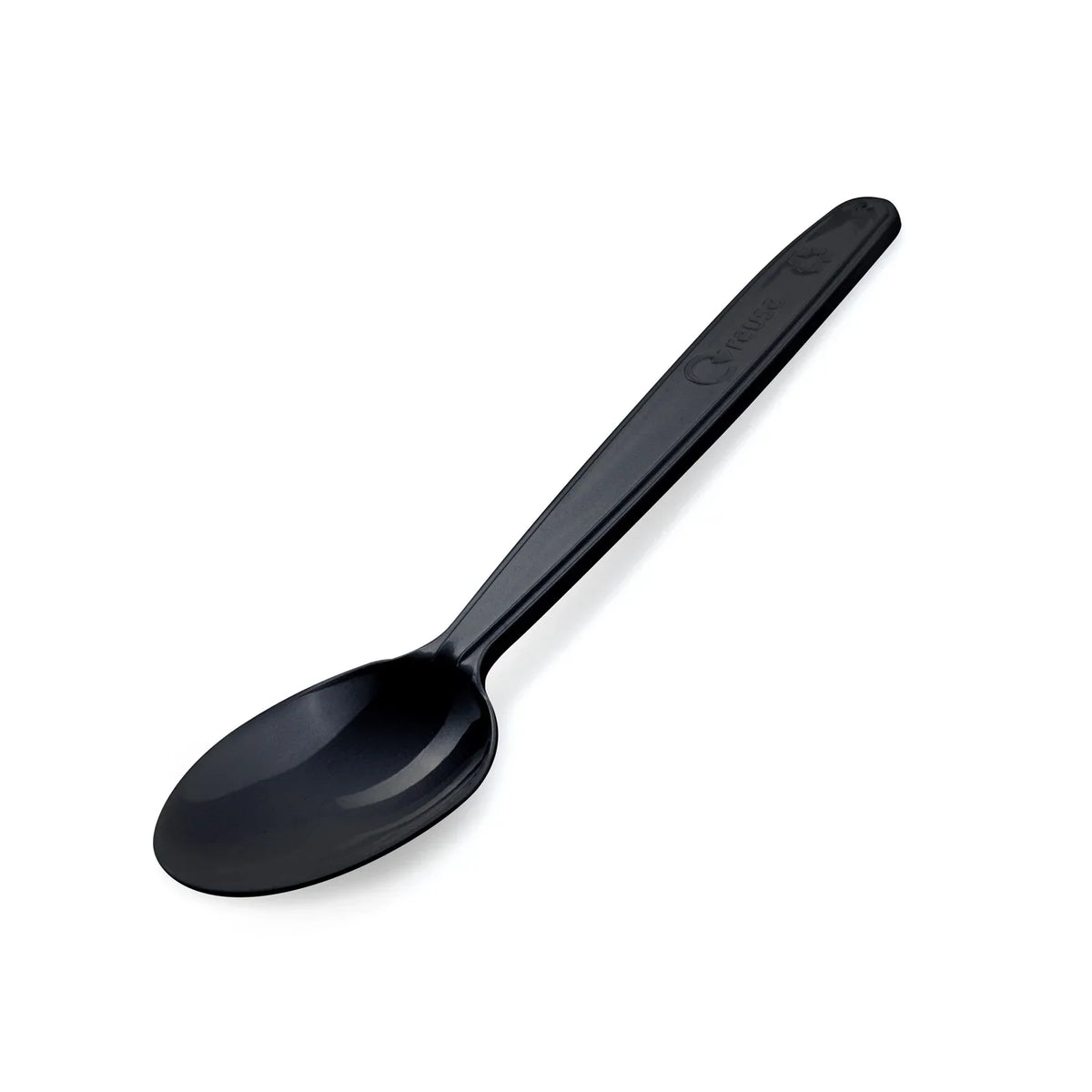 Löffel (PP) wiederverwendbar schwarz 18,5cm