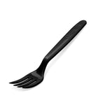 Gabel (PP) wiederverwendbar schwarz 18,5cm