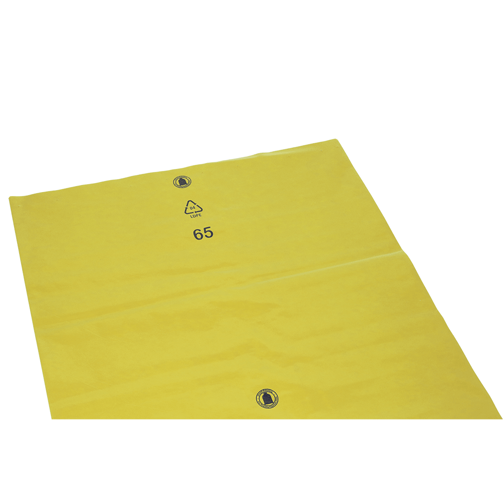 DEISS 23005 - 700x1100x0,1 mm gelb | Karton (200 Stück)