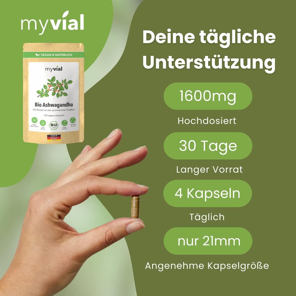 Bio Ashwagandha Kapseln