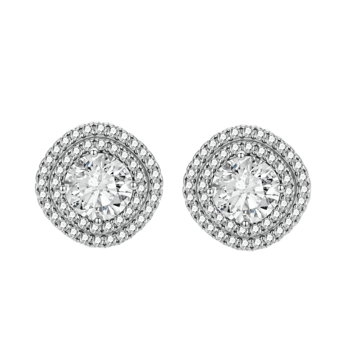 Celestial Halo Moissanit-Ohrstecker Namma Markt