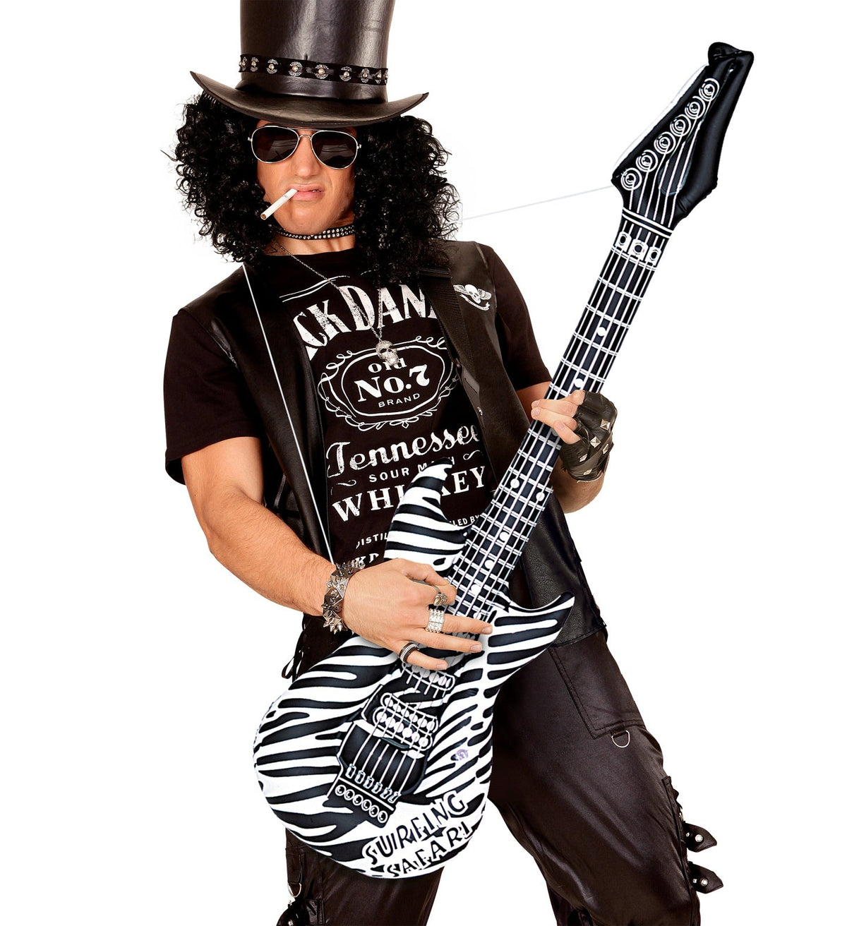 Aufblasbare Gitarre "Zebra" | 105 cm
