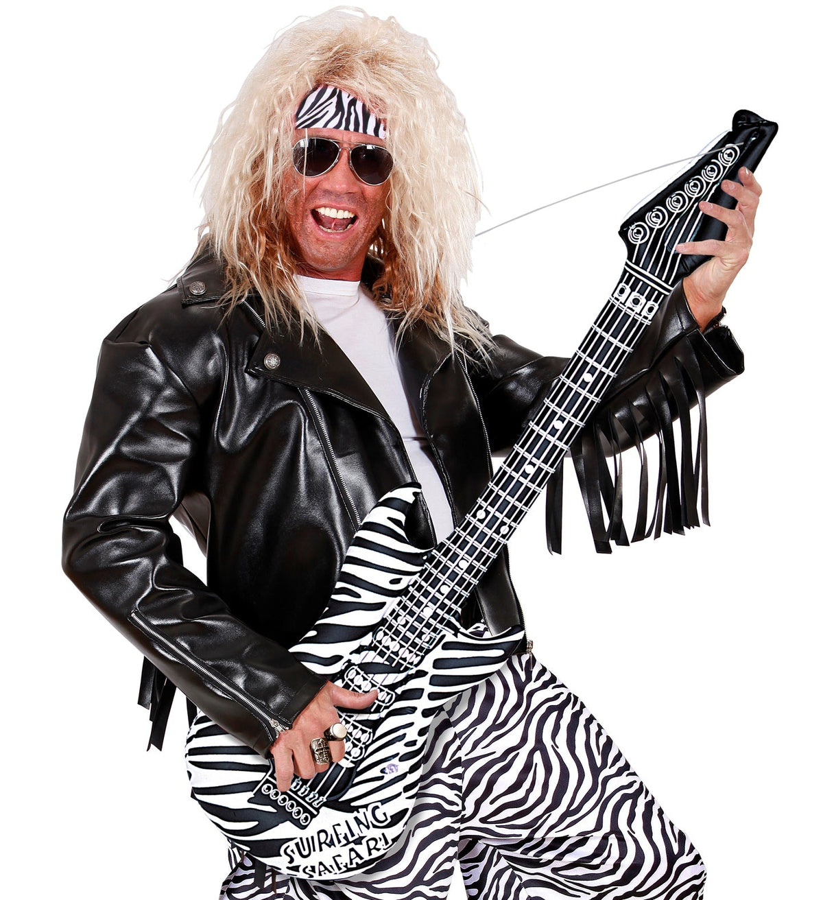 Aufblasbare Gitarre "Zebra" | 105 cm