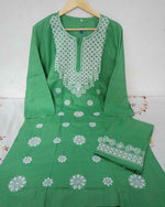 Lucknowi Chikankari Kurta Set In Munich