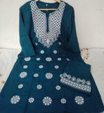 Lucknowi Chikankari Kurta Set In Germany