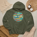 Urlaub Hoodie – Tropischer Palm Sunset Kapuzenpullover