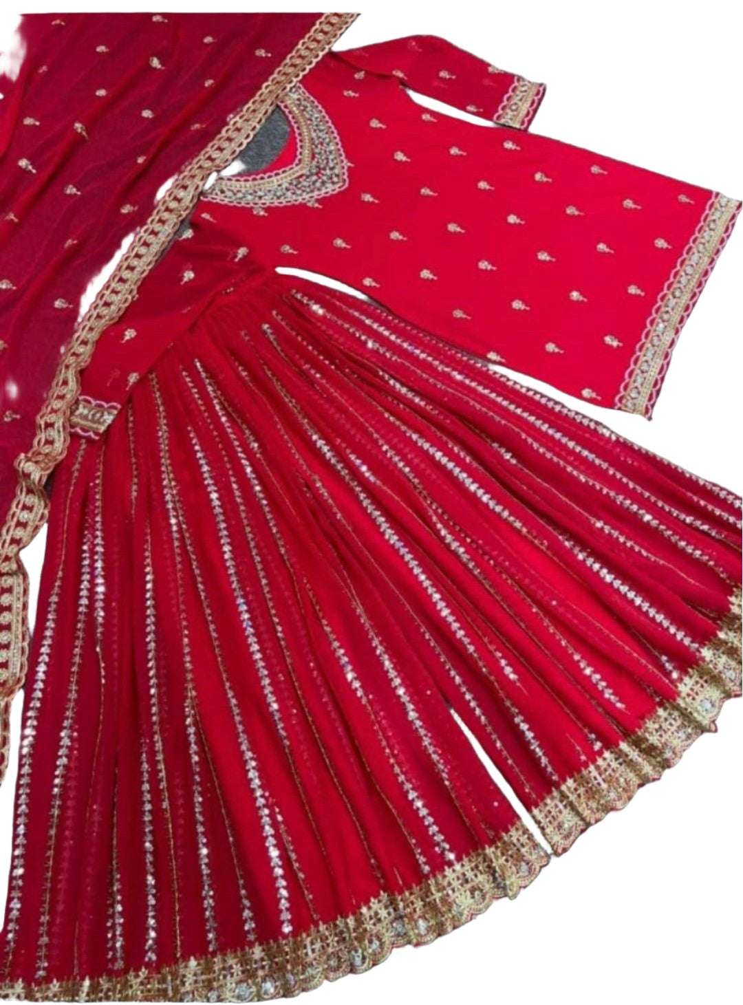 Sharara Suit Heavy Georgette