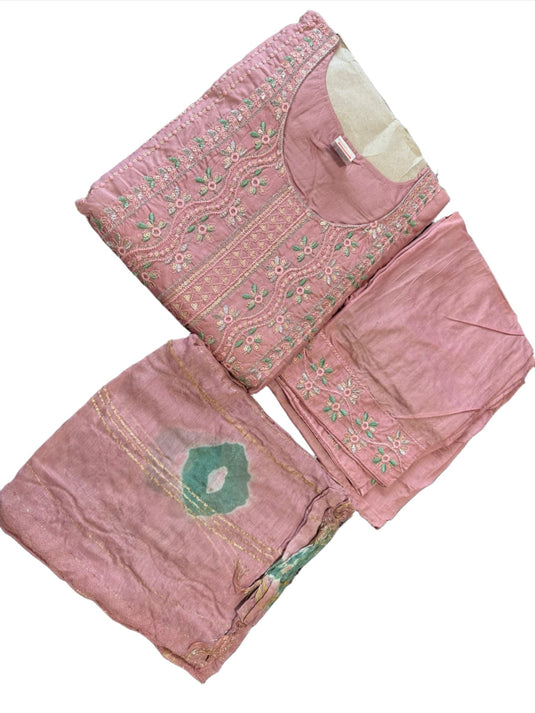 Cotton Embroidery Suit Set