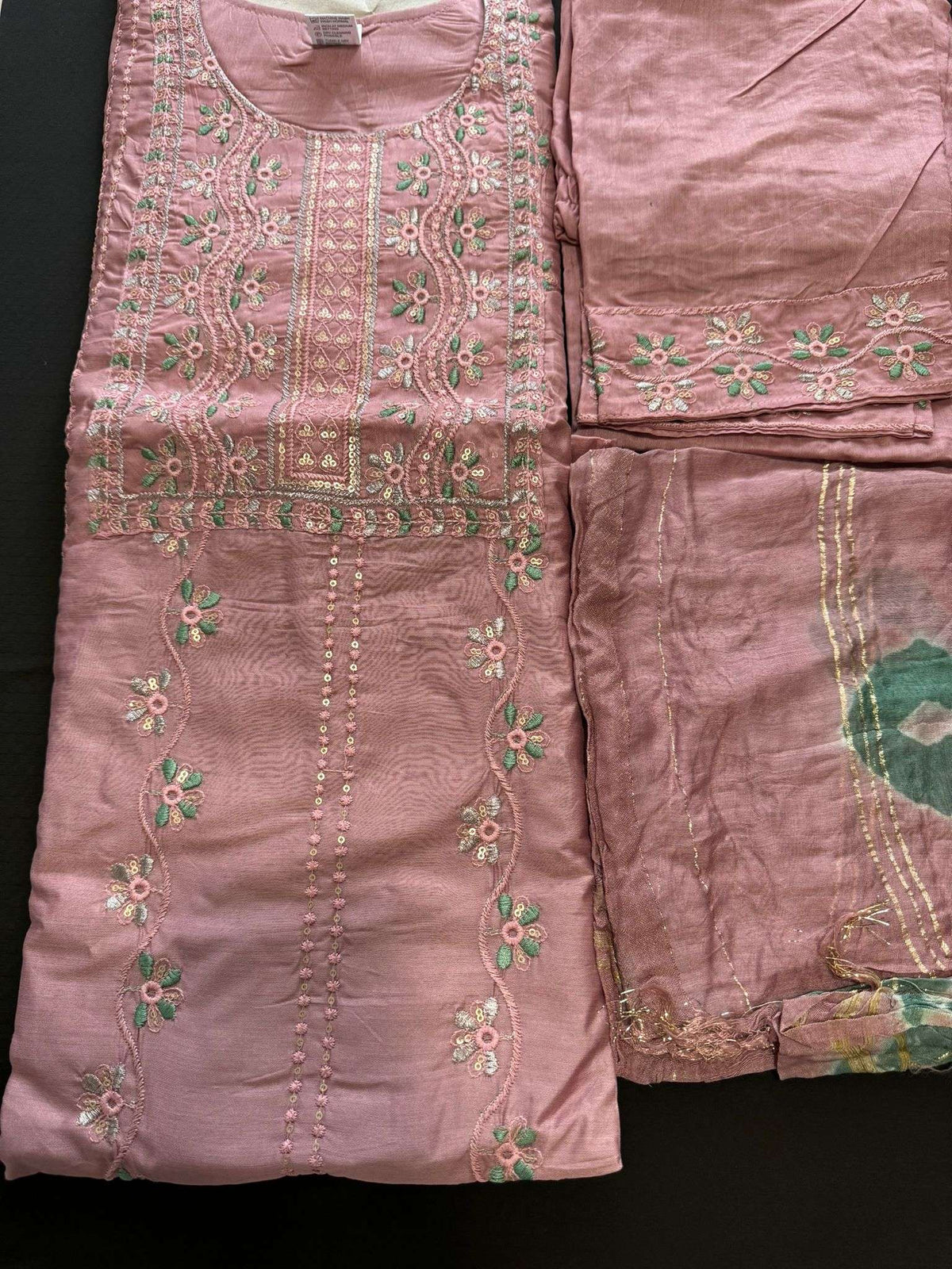 Cotton Embroidery Suit Set
