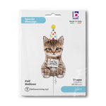 Shape Folienballon Katze "Cue the Catfetti!" 104 cm