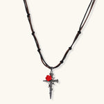 Dornrosen-Kreuz-Halskette