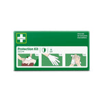Schutzset (inkl. handschuhe, safety skin cleanser, atemmaske mit einwegventil) | Packung (1 Stück)