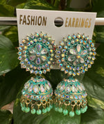 Stone And Beads Jhumki