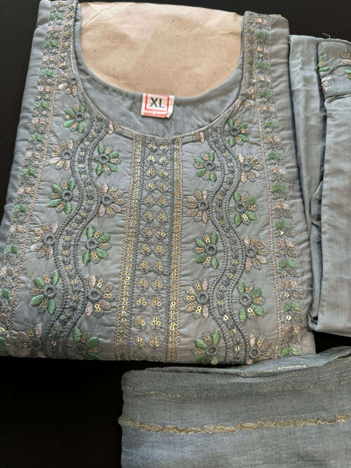 Cotton Embroidery Suit Set
