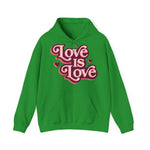 Love Is Love Hoodie – Retro Herz Pride Kapuzenpullover