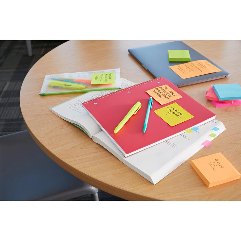 Post-it® Super Sticky Notes, 76 mm x 76 mm, 90 Blatt/Block, 100% PEFC
