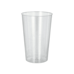 Starpak Plastikbecher (PS) 0,3 l Ø 7,9 cm · 11,9 cm glasklar | Schrumpffolie (50 Stück)