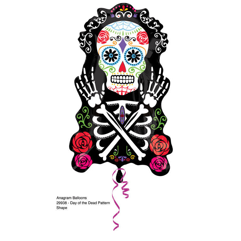 Folienballon Halloween Day of the Dead | 88 cm