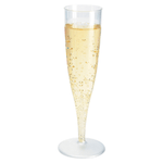 Champagnerglas 135 ml - Transparent in Geschenkbox verpackt | Packung (10 Stück)