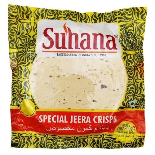 Suhana Special Jeera Crisps / Papad 200g