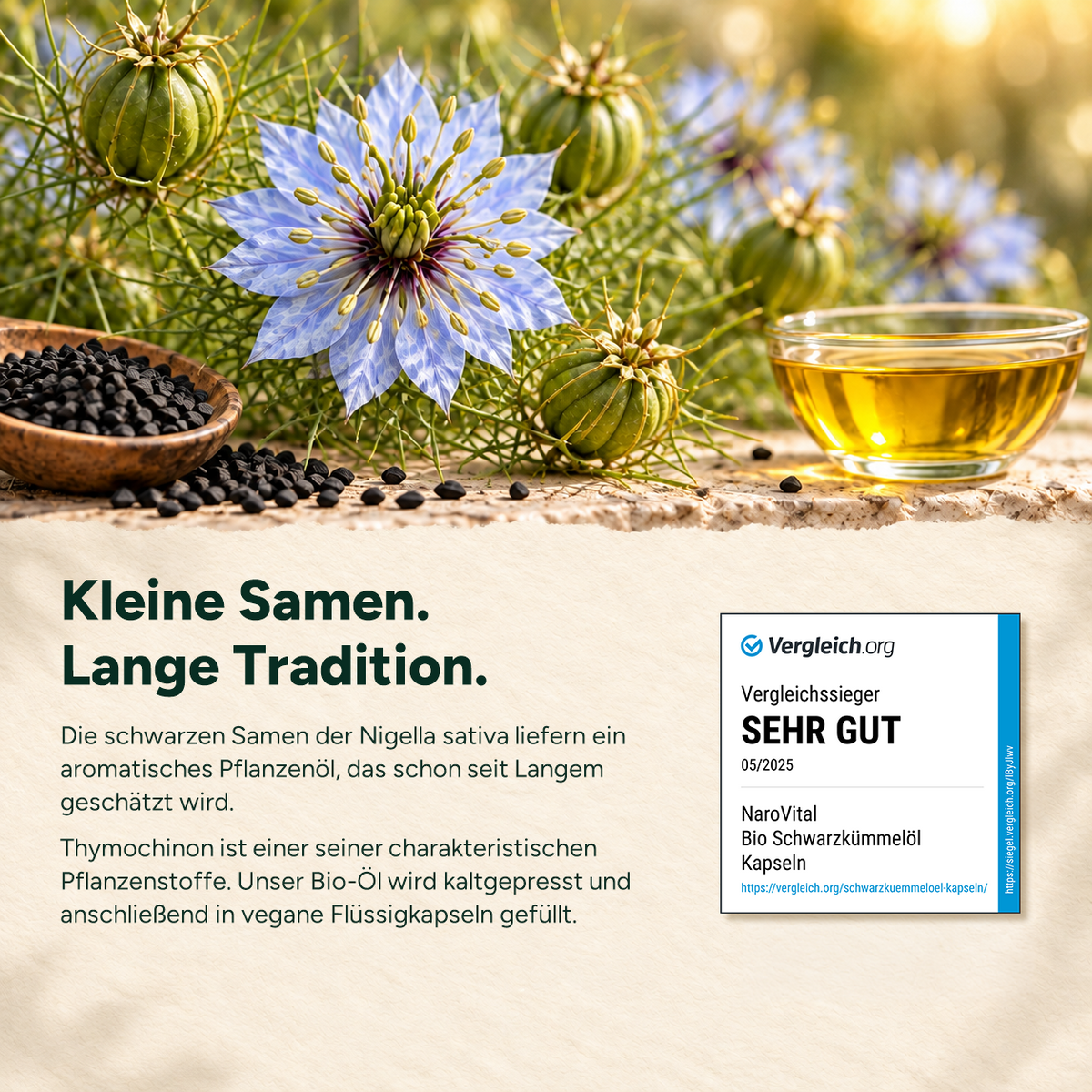 Bio Schwarzkümmelöl Kapseln