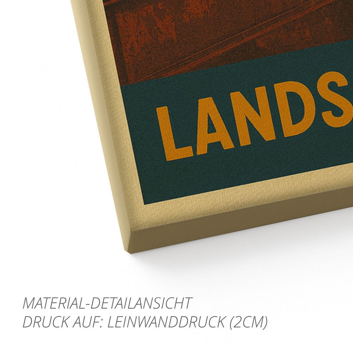 Landschaftspark Duisburg-Nord – Retro Poster im 70er-Look