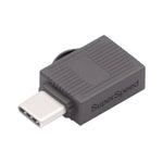 USB 3.1 Typ C Micro SD Karte Lesegerät Kartenleser SDXC Adapter in Grau | System-S