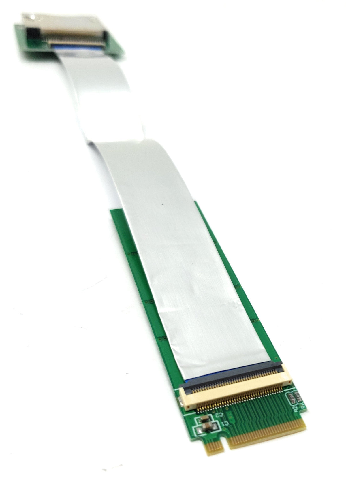 CFexpress Kabel 20cm Typ B Buchse zu NVME M-key M.2 NGFF Stecker Adapter in Grün | System-S