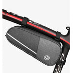 Fahrrad Tasche wasserfest Dreiecktasche Rahmentasche Triangeltasche Grau | System-S