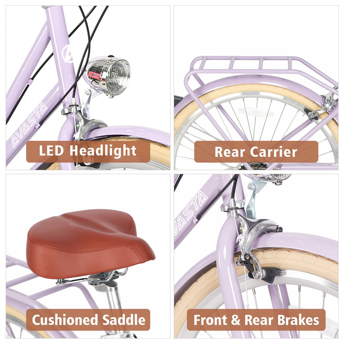 Women's 6 Speed Cruiser Bicycle