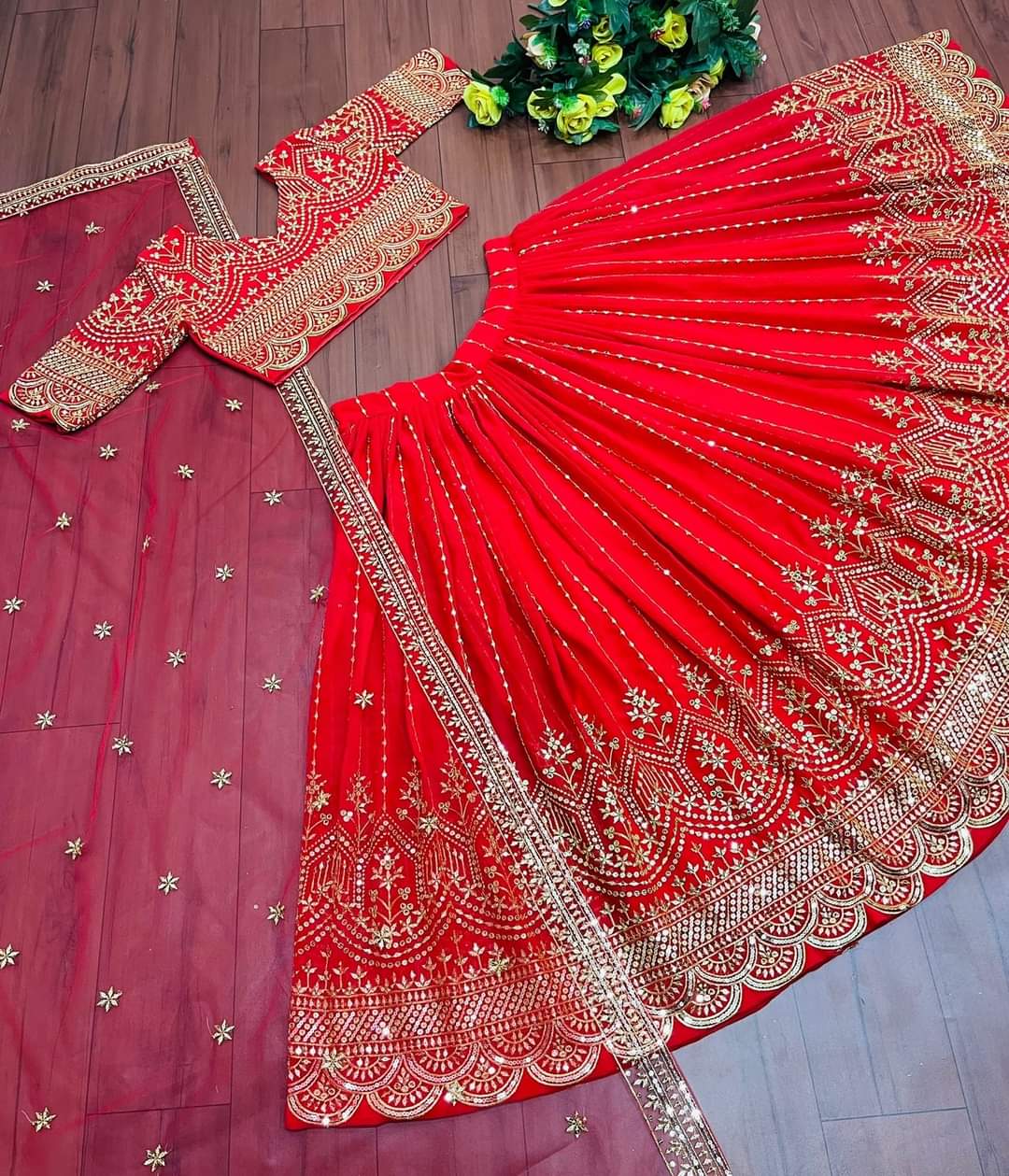 New Đěsigner Sequence  Lehenga -Choli With Dupatta