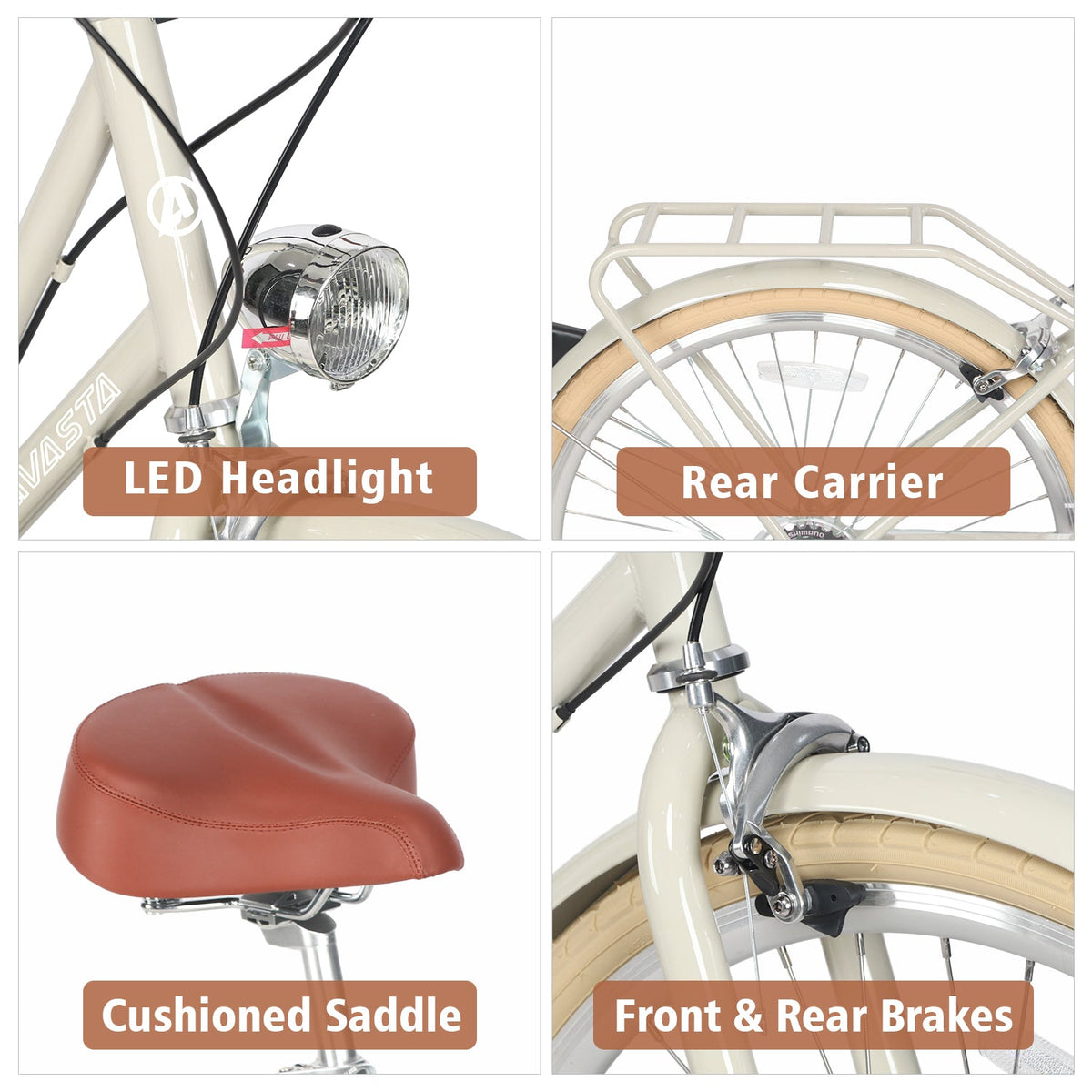 Women's 6 Speed Cruiser Bicycle