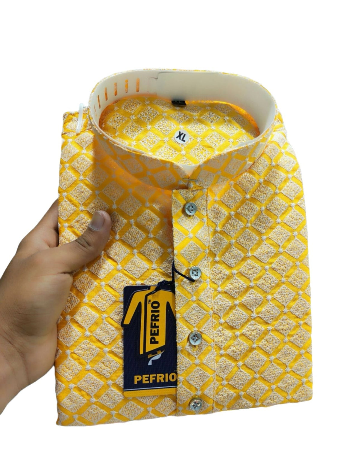 MEN FESTIVE LUCKNOWI EMBROIDERY KURTA PYJAMA