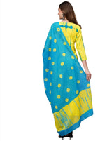 Women's Rayon Blend Straight Printed Kurta with Pant & Dupatta